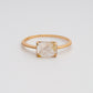 Eternity Ring - Golden Rutilated Quartz Ring